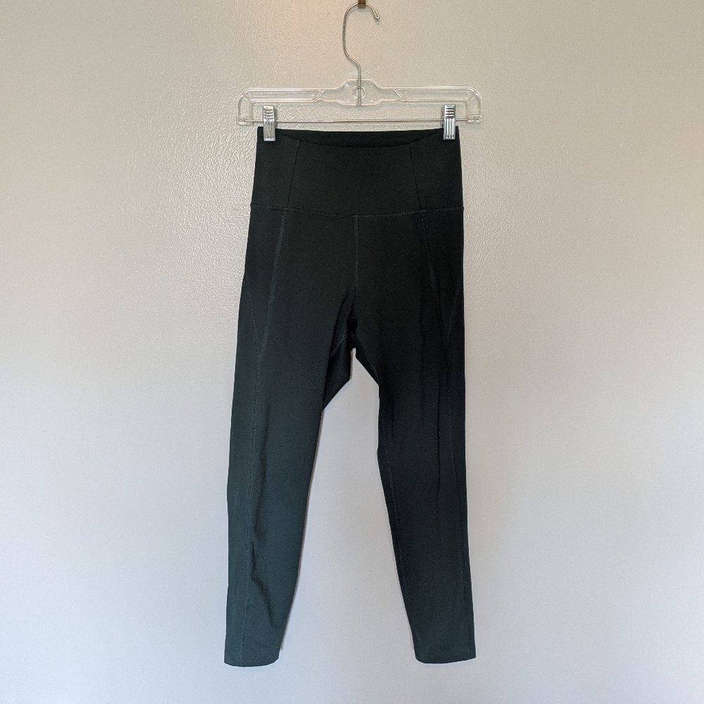 Girlfriend Collective Leggings Ankle Length Green Small